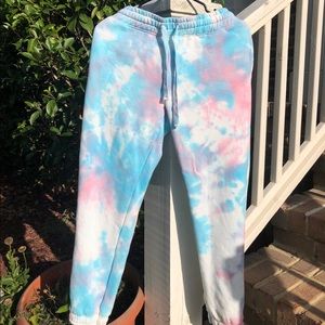 Tie dyed sweatpants